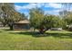 Spacious backyard showcasing a ranch home at 3112 Needle Palm Dr, Edgewater, FL 32141