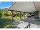 Screened patio with access to the backyard at 3112 Needle Palm Dr, Edgewater, FL 32141