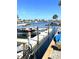 Community boat docks with multiple slips and waterfront access at 315 N Causeway # 304, New Smyrna Beach, FL 32169