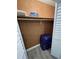 Spacious closet with shelving and hanging rods at 315 N Causeway # 304, New Smyrna Beach, FL 32169