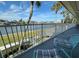 Relaxing balcony with water views and seating at 335 N Causeway # H23, New Smyrna Beach, FL 32169