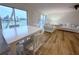 Dining area with white table and chairs at 335 N Causeway # H23, New Smyrna Beach, FL 32169