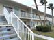 Front door and balcony access to unit at 335 N Causeway # H23, New Smyrna Beach, FL 32169