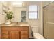 Clean bathroom with a shower/tub combo, vanity, and updated fixtures at 3441 Gaveson Ct, Port Orange, FL 32129