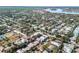 Wide aerial view of neighborhood near beach at 405 / 407 S Cooper St # 1 / 2, New Smyrna Beach, FL 32169