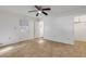 Spacious bedroom with tile floors and ceiling fan at 405 / 407 S Cooper St # 1 / 2, New Smyrna Beach, FL 32169