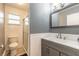 Clean bathroom with a shower/tub combo and vanity at 413 Division Ave, Ormond Beach, FL 32174