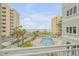 Community pool with ocean view at 423 S Atlantic Ave # 101, New Smyrna Beach, FL 32169