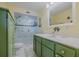 Bathroom with a vanity and a shower stall at 456 Bouchelle Dr # 202, New Smyrna Beach, FL 32169