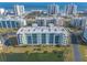 Aerial view of coastal condo community with oceanfront location and resort-style amenities at 5300 S Atlantic Ave # 15-401, New Smyrna Beach, FL 32169