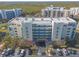 Aerial view of building, showcasing its location and design at 5300 S Atlantic Ave # 15-401, New Smyrna Beach, FL 32169