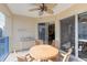 Private balcony with table and chairs, perfect for relaxing at 5300 S Atlantic Ave # 15-401, New Smyrna Beach, FL 32169