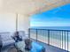 Enjoy breathtaking ocean views from this relaxing balcony at 5499 S Atlantic Ave # 904, New Smyrna Beach, FL 32169