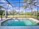 Relaxing screened pool and patio area at 720 Stonewood Ct, New Smyrna Beach, FL 32168