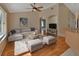 Relaxing living room with hardwood floors and ample natural light at 809 E 7Th Ave, New Smyrna Beach, FL 32169