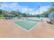 Expansive pickleball courts with shaded seating areas at 81 Alberta Ave, Ponce Inlet, FL 32127