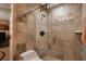 Modern bathroom with a frameless glass shower at 817 Hail Ct, Port Orange, FL 32127