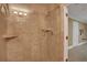 Large walk-in shower with glass enclosure at 817 Hail Ct, Port Orange, FL 32127