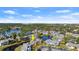Aerial view showcasing the community with waterways and convenient parking at 105 Wood Duck Cir # 1C, Daytona Beach, FL 32119