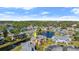 Aerial view of the waterfront community, showcasing nearby parking and surrounding waterways at 105 Wood Duck Cir # 1C, Daytona Beach, FL 32119