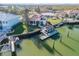 Luxury waterfront home with private dock and boat lift at 107 Via Amalfi, New Smyrna Beach, FL 32169