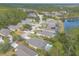 Neighborhood with houses near a pond at 1155 Kilkenny Ln, Ormond Beach, FL 32174