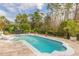 Inviting pool with surrounding patio at 1155 Kilkenny Ln, Ormond Beach, FL 32174