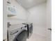 Laundry room with LG washer and dryer at 126 Old Mill Pond Rd, Edgewater, FL 32141