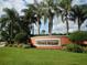 Royal Palm community entrance sign and landscaping at 1763 Weeping Elm Cir, Port Orange, FL 32128