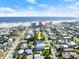 Oceanfront property view with house highlighted at 224 Condict Dr, New Smyrna Beach, FL 32169