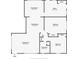 Detailed floor plan showcasing the layout of the home, including the living room, bedrooms, and Gathering room at 229 Columbus Ave, Daytona Beach, FL 32118