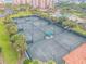 Well-maintained tennis courts within a resort-style community at 263 Minorca Beach Way # 803, New Smyrna Beach, FL 32169