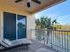 Scenic balcony view of the waterfront at 265 Minorca Beach Way # 204, New Smyrna Beach, FL 32169