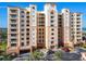 The condo building has multiple stories and balconies for each unit at 265 Minorca Beach Way # 204, New Smyrna Beach, FL 32169