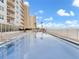 Relaxing rectangular pool overlooking the ocean at 2967 S Atlantic Ave # 801, Daytona Beach Shores, FL 32118