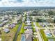 Bird's-eye view of home, highlighting location and canal access at 323 Mariners Gate Dr, Edgewater, FL 32141