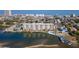 Aerial view of waterfront community and building at 3606 S Peninsula Dr # 809, Port Orange, FL 32127