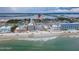 Aerial view showing condo location near beach and Ponce Inlet at 3606 S Peninsula Dr # 809, Port Orange, FL 32127