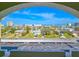 Stunning panoramic ocean view from arched window, overlooking beach and city at 3606 S Peninsula Dr # 809, Port Orange, FL 32127