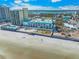 Aerial view of beachfront property with ocean access at 3641 S Atlantic Ave # 221, Daytona Beach, FL 32118