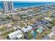 Aerial view showing home, pool, and coastal neighborhood at 3862 Cardinal Blvd, Port Orange, FL 32127