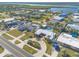 Aerial view of home with circular driveway at 3862 Cardinal Blvd, Port Orange, FL 32127