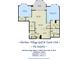 Floor plan showcasing a 2-bedroom, 2-bathroom layout in Harbour Village at 4623 Rivers Edge Village Ln # 6204, Ponce Inlet, FL 32127