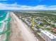 Aerial view showing beach condo location near the ocean at 4773 S Atlantic Ave # 10, Ponce Inlet, FL 32127