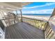 Spacious balcony overlooking the ocean at 4773 S Atlantic Ave # 10, Ponce Inlet, FL 32127