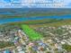 Community view showing river access and park at 50 Pompano Dr, Ponce Inlet, FL 32127