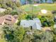 Aerial view showcasing home's backyard and golf course at 507 Boxwood Ln, New Smyrna Beach, FL 32168