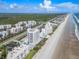 Aerial perspective of beachfront community at 5207 S Atlantic Ave # 626, New Smyrna Beach, FL 32169