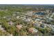 Wide aerial view of a residential area near the coast at 610 Renner Rd, Port Orange, FL 32127