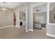 Bright dining room with tile floors and neutral walls at 610 Renner Rd, Port Orange, FL 32127